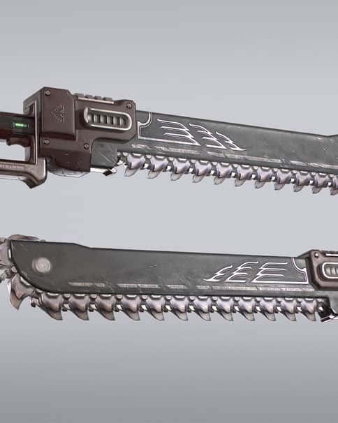 Astartes Chainsword by Timur Khamidullin 