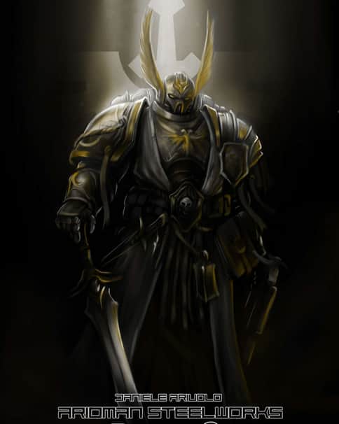 Azrael Master of Deathwing Chapter by Daniele Ariuolo 