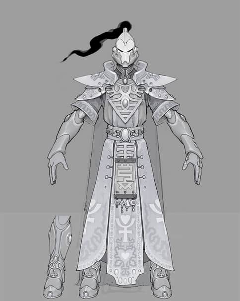 Biel-tan Eldar Warlocks by Ted Beargeon 