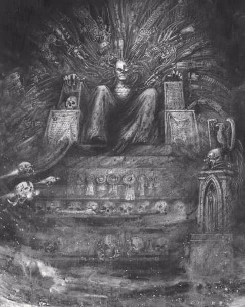 Emperor of Mankind by John Blanche