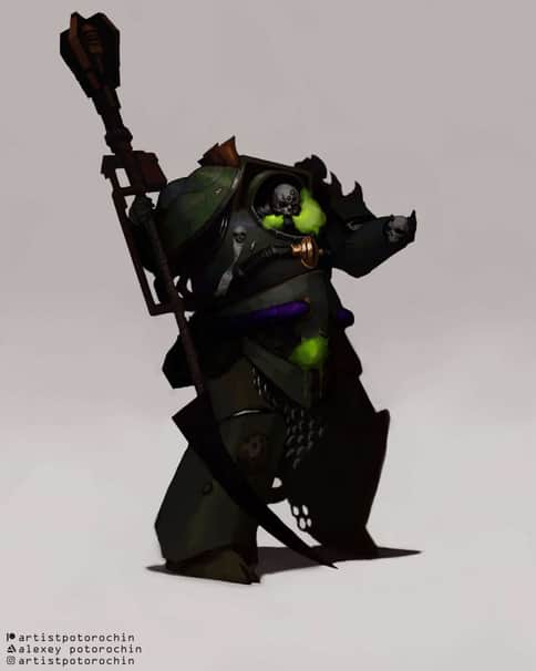 Plague Prophet Urgol Dorghast by Alexey Potorochin 
