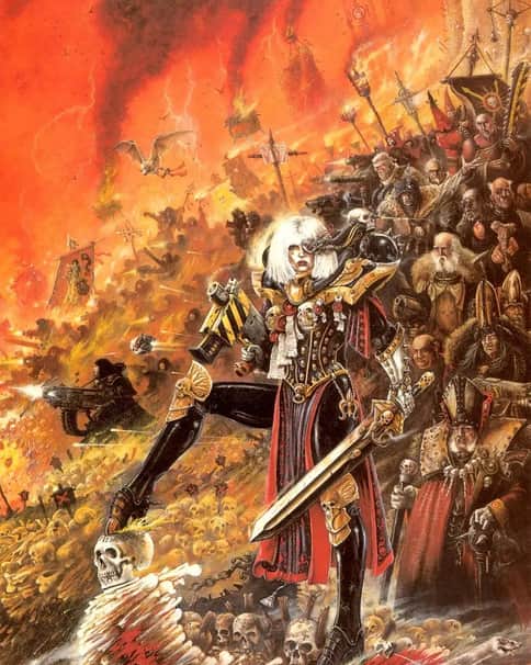 Sister of Battle by John Blanche