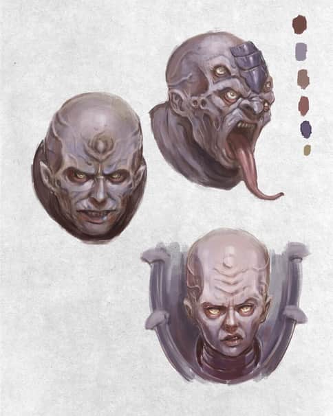 Genestealer Headshots by Toni Justamante Jacobs 
