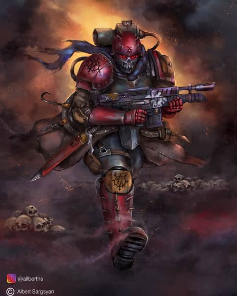 Guardsman of Khorne by Albert Sargsyan Guardsman of Khorne by Albert Sargsyan