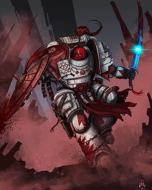 White Scars Blade Guard by Wolfdawg Art 