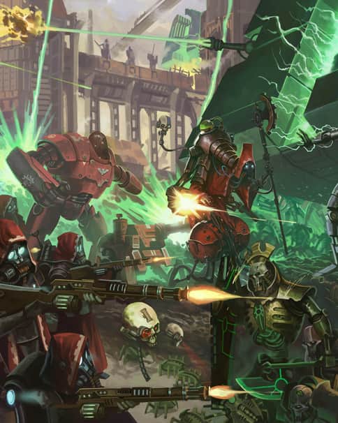 Adeptus Mechanicus versus Necrons by David Hueso 