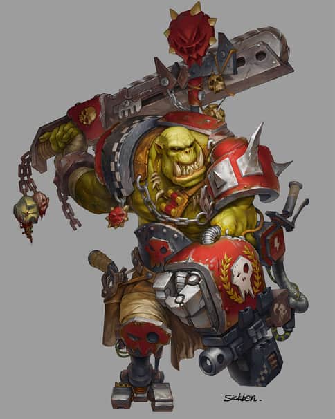 Evil Sunz Warboss by Ao Zhipeng 