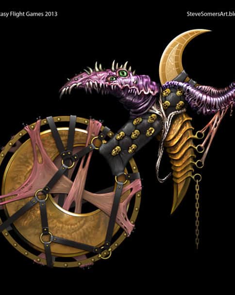 Icon of Slaanesh by Stephen Somers 