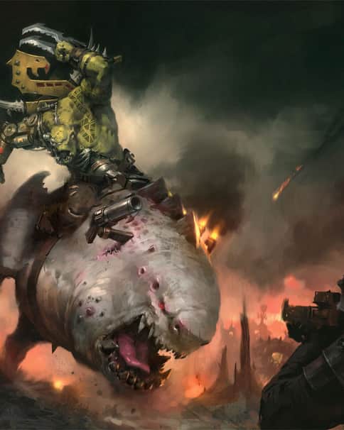 Mazrog Skragbad & the Great White Squig by Jaime Martinez 