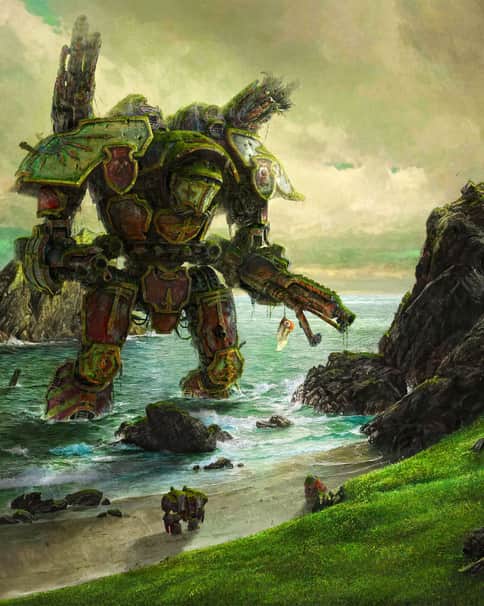 Stranded Warlord Titan by Oliver Wetter 