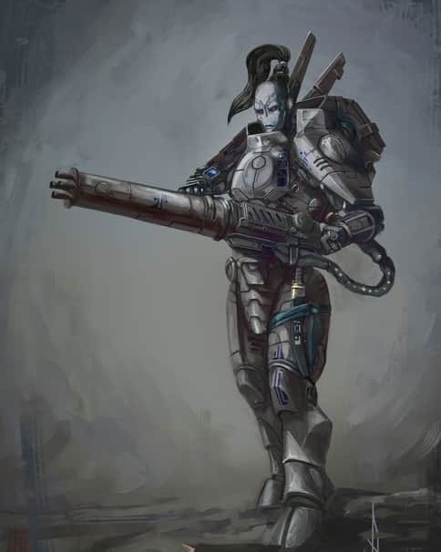 T'au XV15 Stealthsuit by Nictanova 