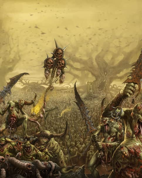 Plaguebearers and Nurglings by Helge C. Balzer 