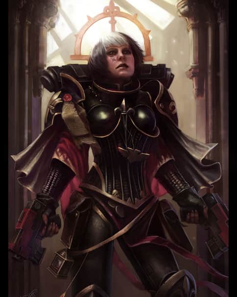 Adepta Sororitas by David Arenas 