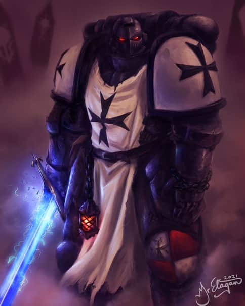 Black Templar Initiate by Mr Elagan 