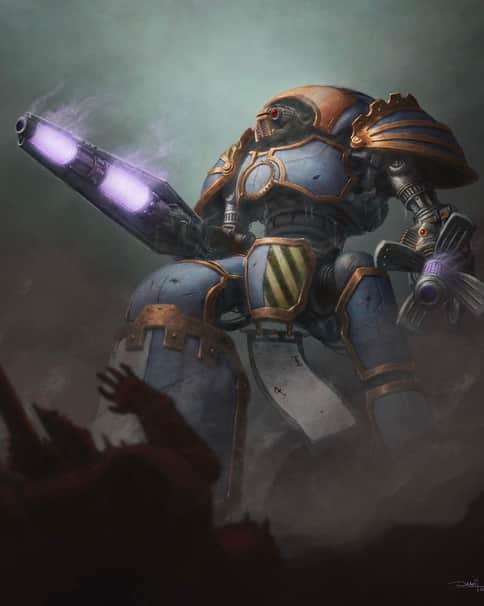Cerastus Atropos Freeblade Knight by Daniel Rosa Tauroni 