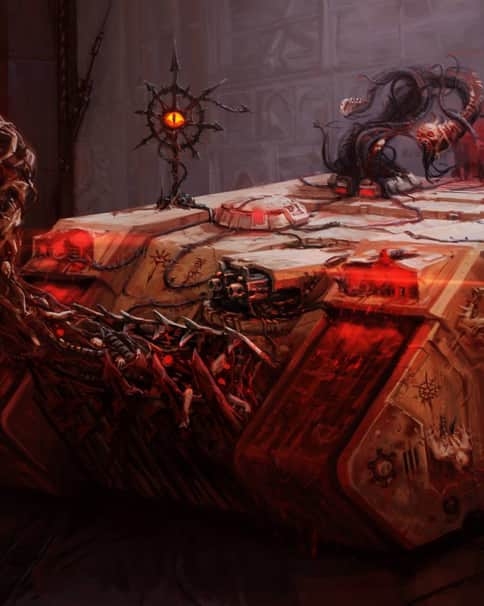 Chaos Possessed Land Raider by Gabriel Bulik 