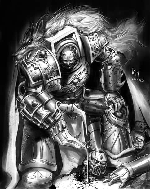 Horus Lupercal by Wai Kit Leung 