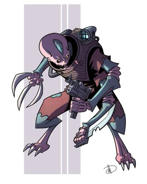 Genestealer Hybrid by Dan Boultwood 