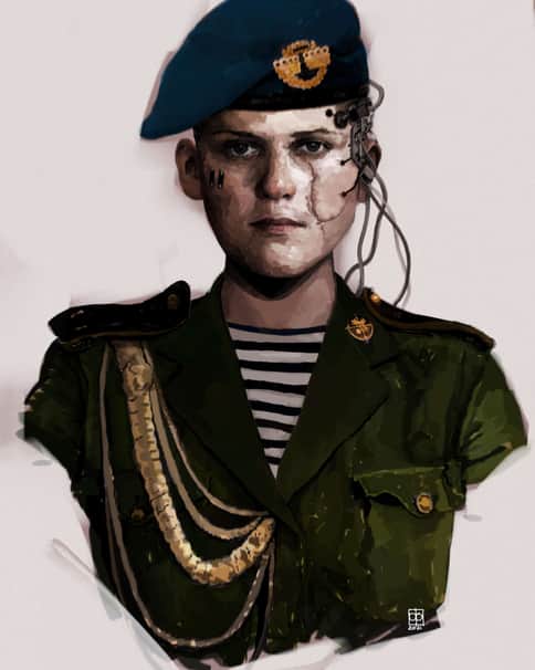 Imperial Guard Officer by Daniel Irwin 