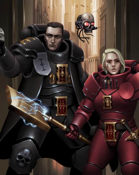 Inquisitor Crowl and Interrogator Spinoza by Mike Zhang 