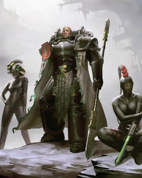 Inquisitor Sigmus with the Assassins by Elijah ArhPriest 