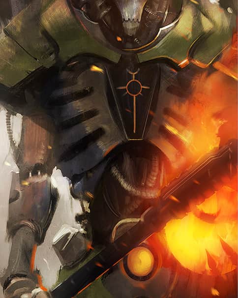 Necron Overlord Zarathusa by Evan Shipard 