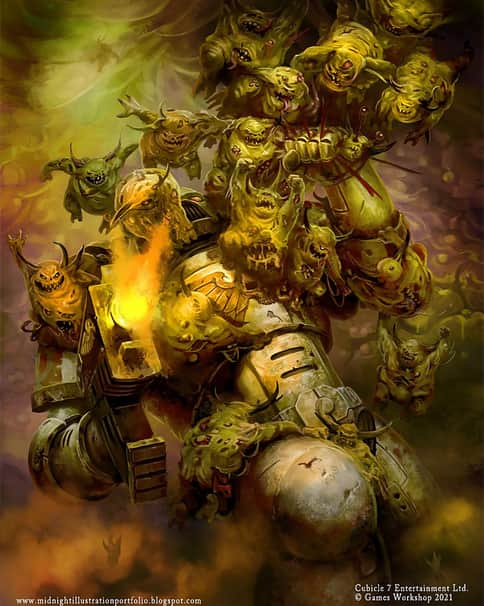 Nurgling Shower by Sam Manley 