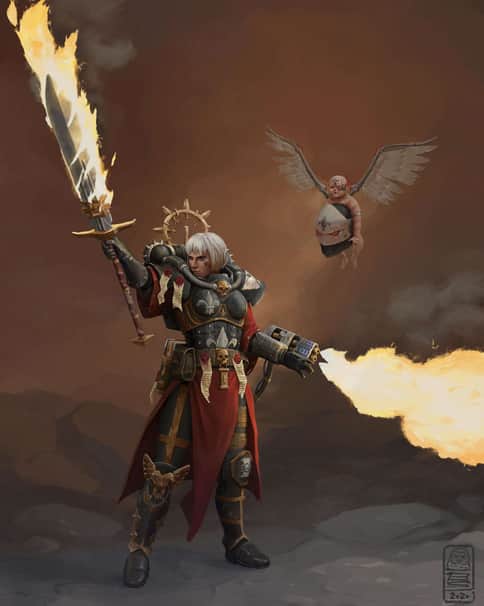 Paladin Amalthea by Byron Sastens 