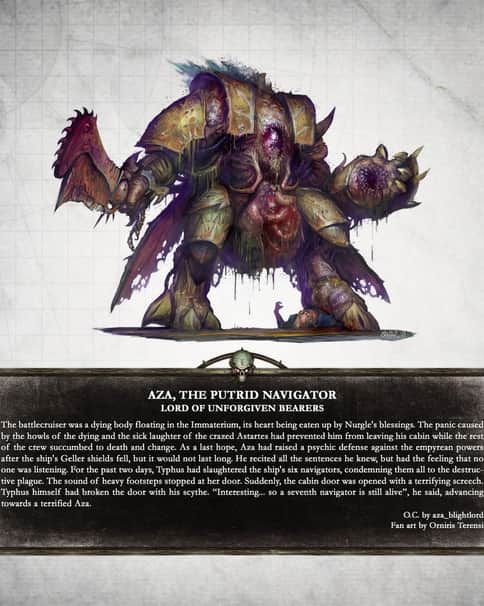 Aza, the Putrid Navigator by Orniris Terensi 
