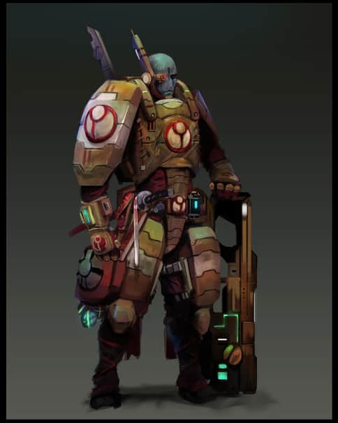 Shas’ Vre Fire Warrior of Tau by Jesh Pasiliao 