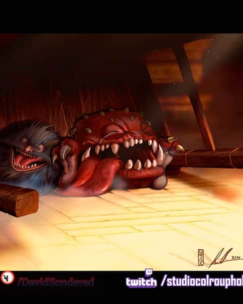 Squig and a Fizzgig by David Sondered 