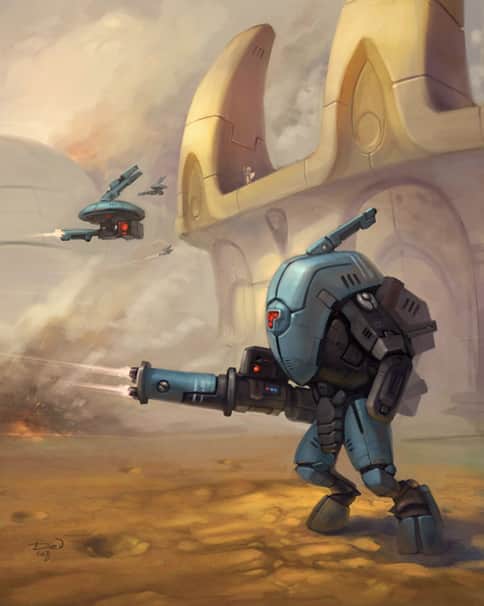 Tau XV25 Stealthsuit by Dmitry Burmak 
