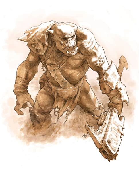 Ork Beast Snagga by Dane Larocque 
