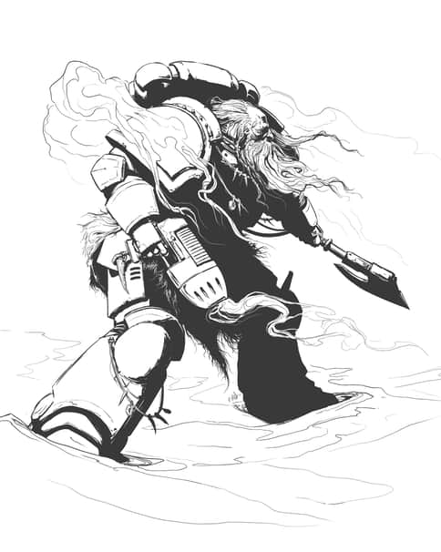 Space Wolf by Dane Larocque 
