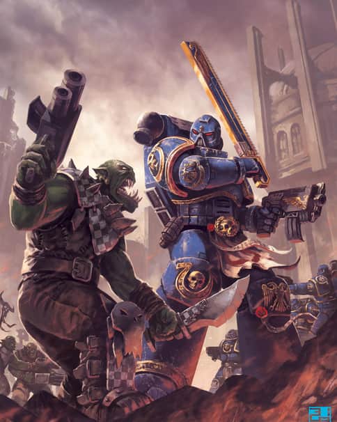 Space Marine vs Ork by Biagio D'Alessandro Space Marine vs Ork by Biagio D'Alessandro