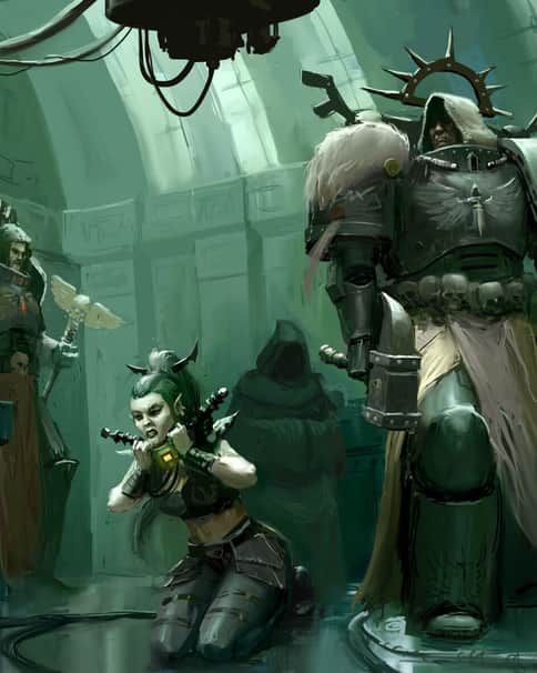 Drukhari put to “The Question” by Martin Paret 