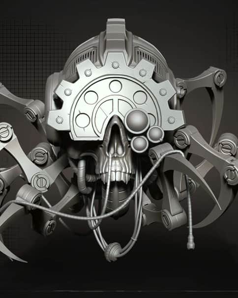 Heretek Servo-Skull by Nikola Enchev
