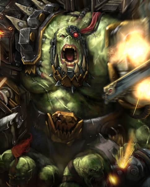 Ork Warboss Broznog by Frost Llamzon Ork Warboss Broznog by Frost Llamzon