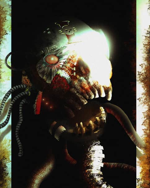 Servitor Skull by Atom Gate