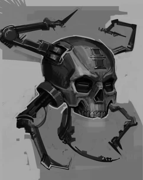 Servo-Skull by Eugene Kostyuk 