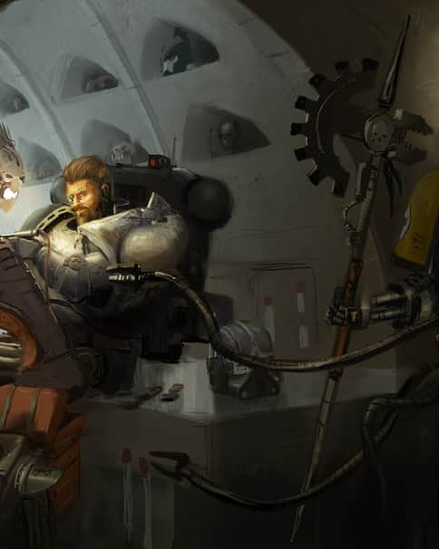 Deathwatch Marines by Martin Paret 