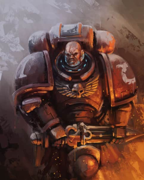 A Space Marine Calls by Marcus Whinney 