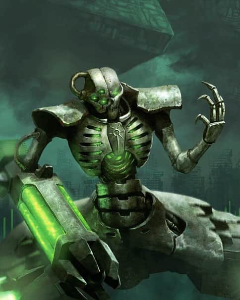 Necron Destroyer by Michele Frigo 
