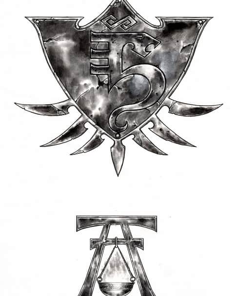 Eldar Craftworld Icons by Mark Gibbons 