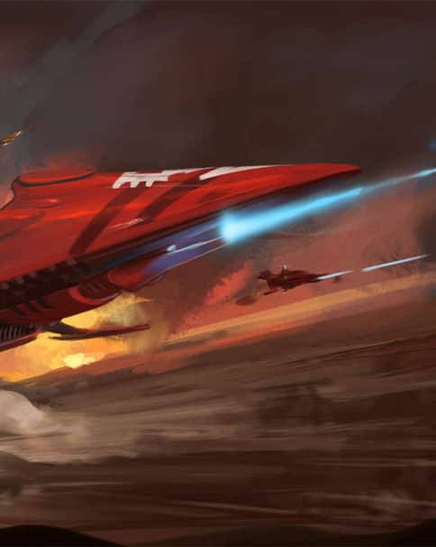 Eldar Lightning Strike by Martin Kirby-Jackson 