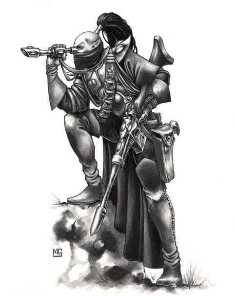 Eldar Ranger by Mark Gibbons Eldar Ranger by Mark Gibbons