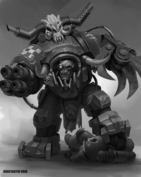 Ghazghkull Mag Uruk Thraka by Konstantin Void 