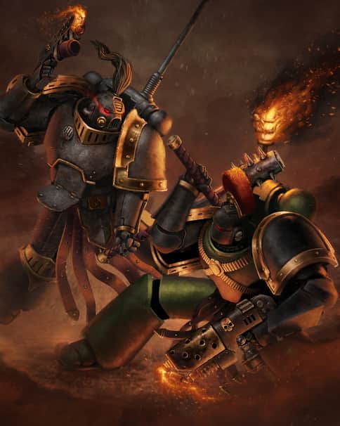 Iron Warrior vs Salamander by Daniel Rosa Tauroni 