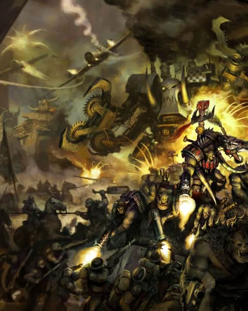 Ork Waaagh! by Phil Moss 