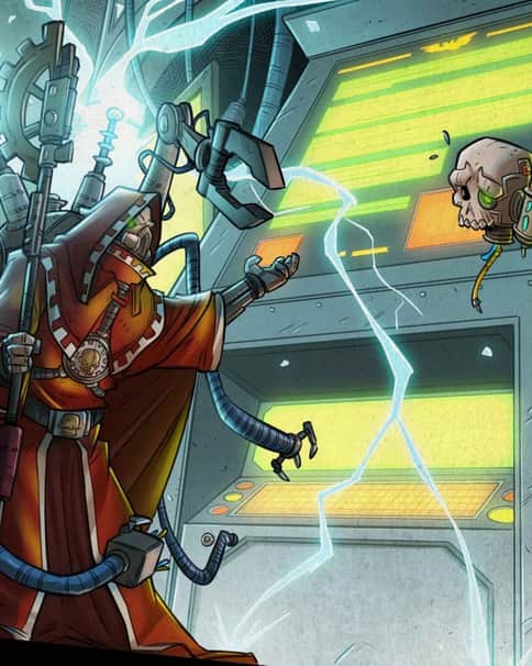 Tech-Priest by Mario Del Pennino 